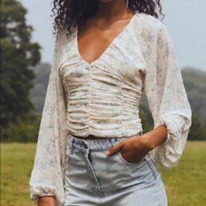 Free People Final Rose Blouse
